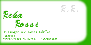 reka rossi business card